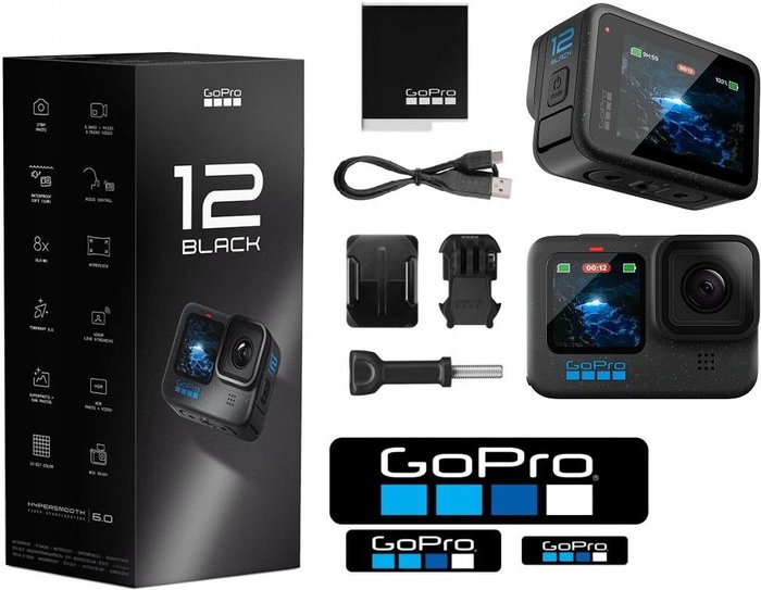 Gopro HERO12 (GOPROHERO12BLACK4KUHDCZARNY) Click24-9035808 фото