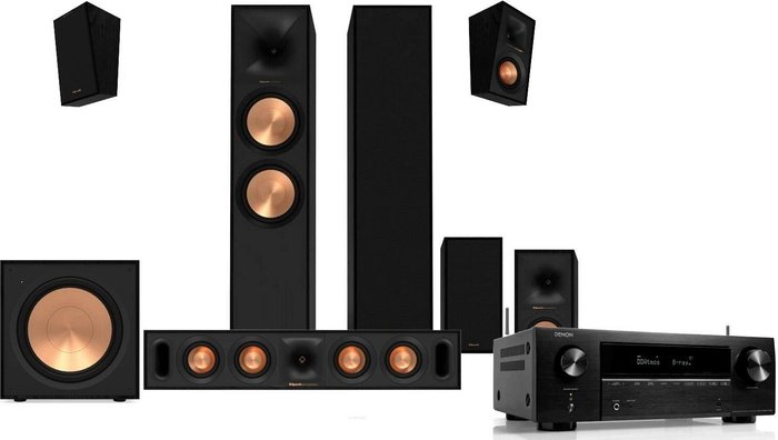 Denon AVR-X1800H + Klipsch Reference R-600F + R-30C + R-50M + R-101SW Click24-9036622 фото