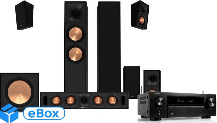 Denon AVR-X1800H + Klipsch Reference R-600F + R-30C + R-50M + R-101SW Click24-9036622 фото