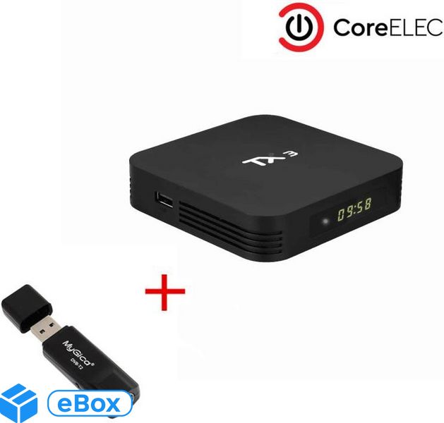 Tanix Coreelec Tx3T230 Tuner Tv Dvb-T/T2 (CTX3T230) Click24-9036129 фото