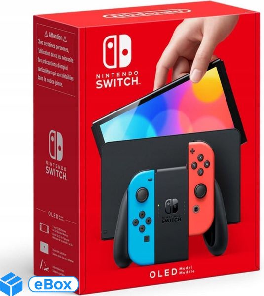 Nintendo Switch OLED Neon Red/Blue Click24-9030287 фото