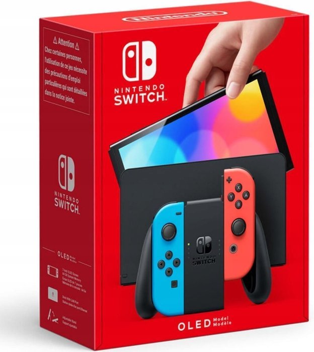 Nintendo Switch OLED Neon Red/Blue Click24-9030287 фото