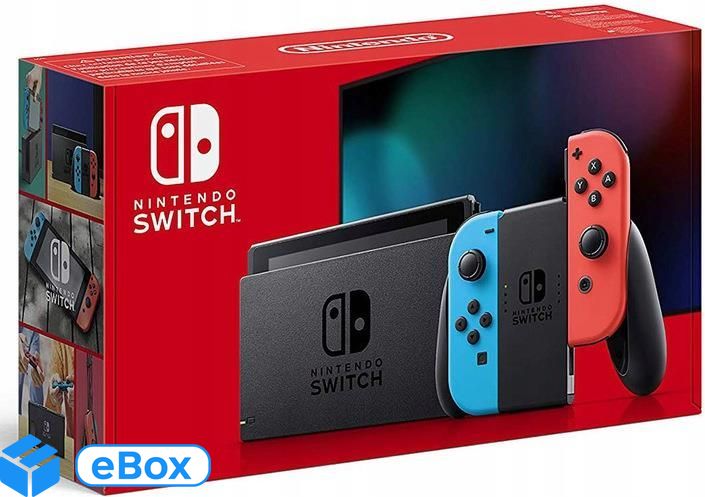 Nintendo Switch V2 + Joy-Con Niebiesko-NSH006 Click24-9030302 фото