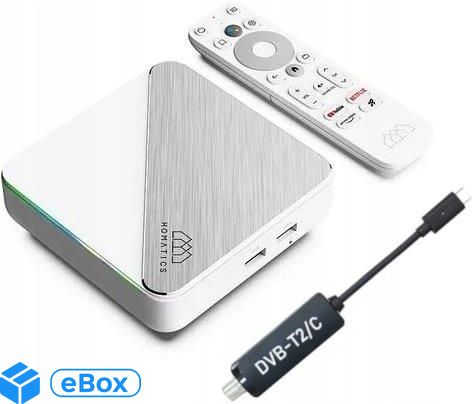 Homatics Android Tv Box Box R Plus Tuner Dvb-T2/C Click24-9035953 фото